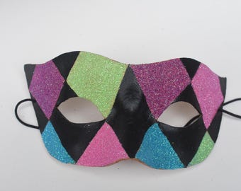 Handmade Venetian Leather Mask