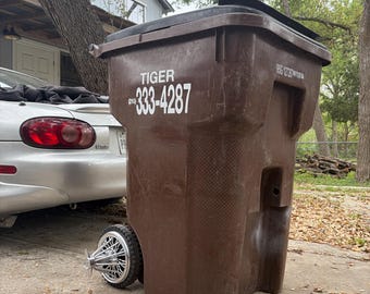 Houston style wheels to decorate your trashcan, cooler, toolbox, grill and more!