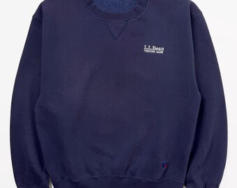 Vintage LL Bean X Russell Athletic 1/4 Button Sweatshirt - Etsy