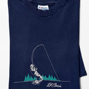 ハーバーサイドグラフィックス カヌーTシャツ l.l.bean 90s Harborside Graphics - SIESTA BLOG