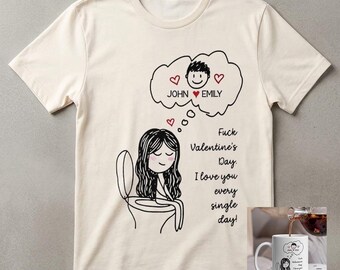 Personalized Couple Name Unhinged Funny Shirt/Mug - Gift For Him Her