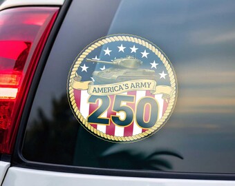 Pegatinas de vinilo America's Ar.m.y 250 para coche, camión, pared, portátil - Pegatina personalizada