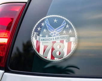 Pegatinas de vinilo de la Fuerza Aérea de Estados Unidos (A.R.F.O.C.) 78 para coche, camión, pared, portátil - Pegatina personalizada
