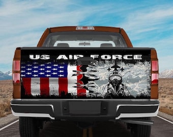 Military Car Wrap, Us Air Force Vinyl Graphic Decal Sticker Patriotic Tailgate Truck Wraps For Memorial Holidays - Auto Car Sunshade