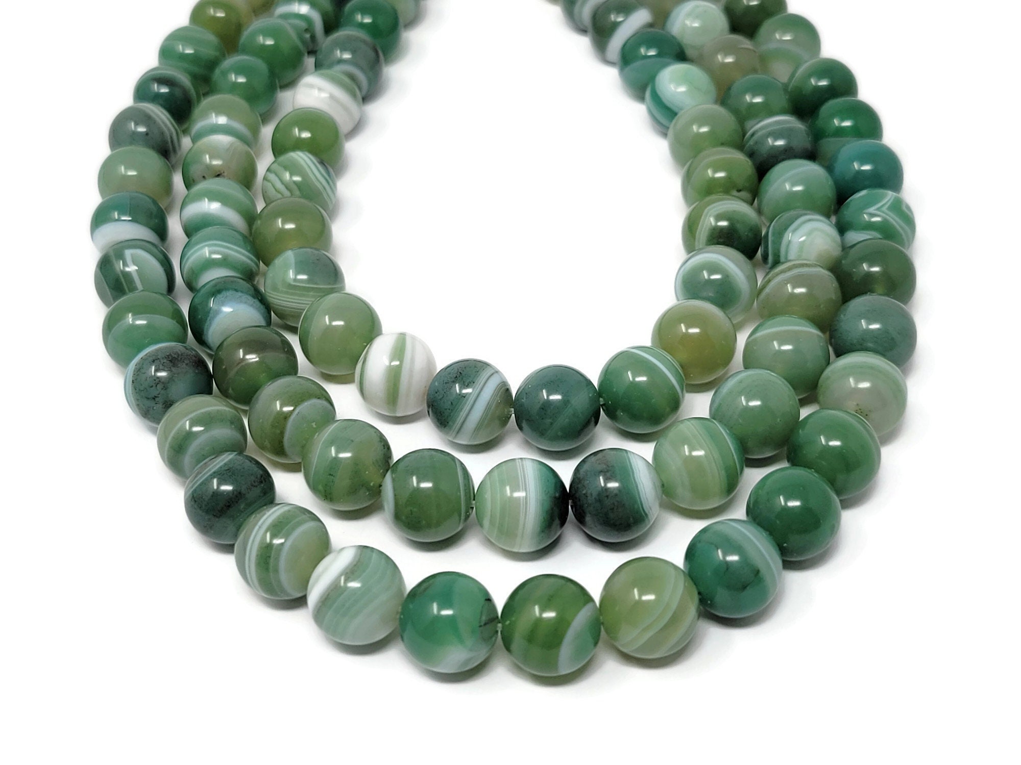 Green banded agate deals