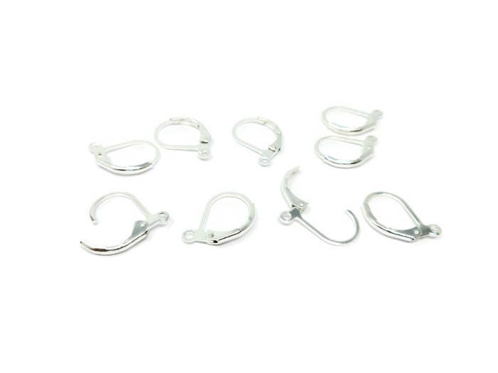 Lever Back Earring 15mm Sterling Silver (Pair)