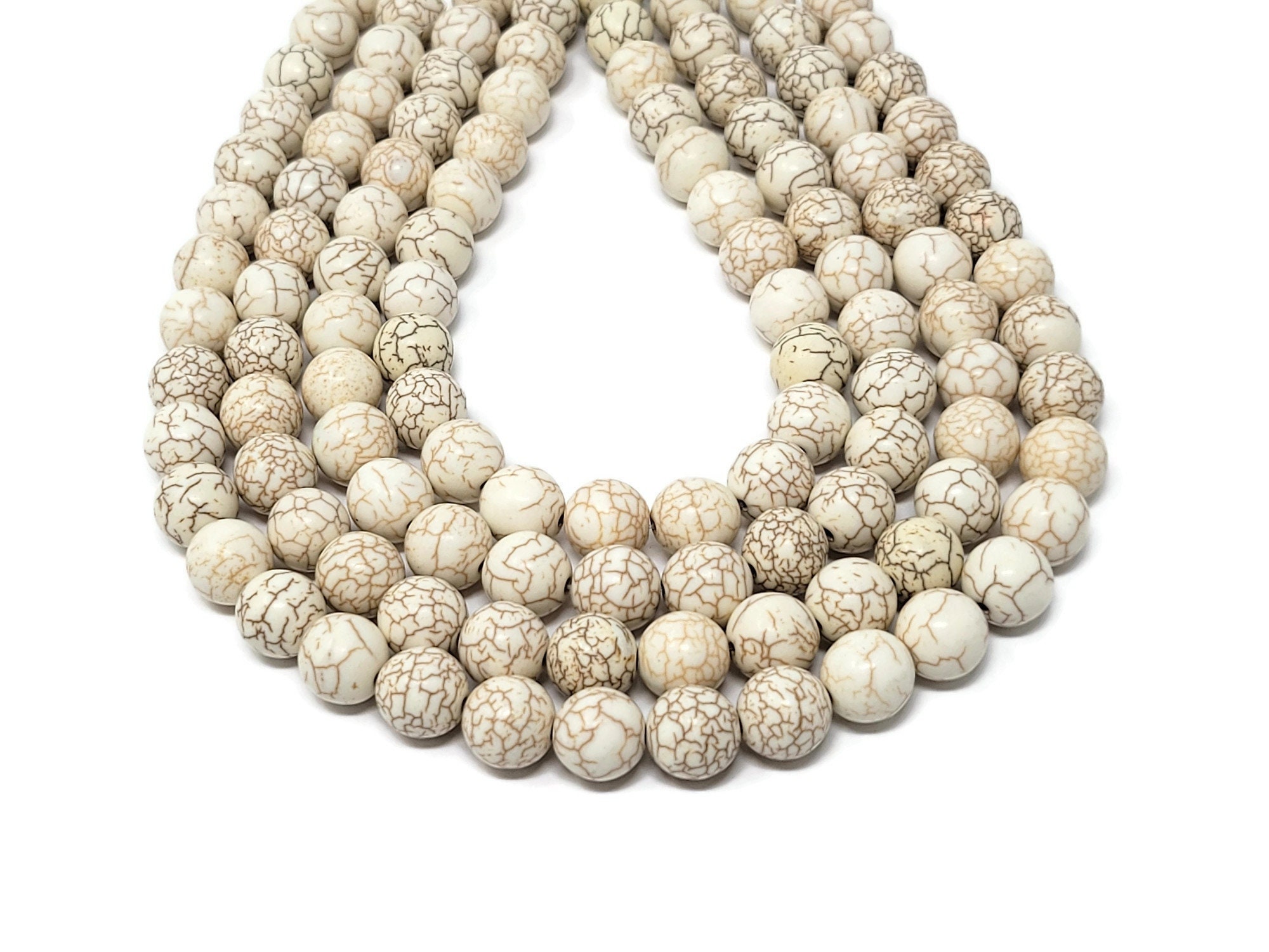 12mm Natural Bone Beads