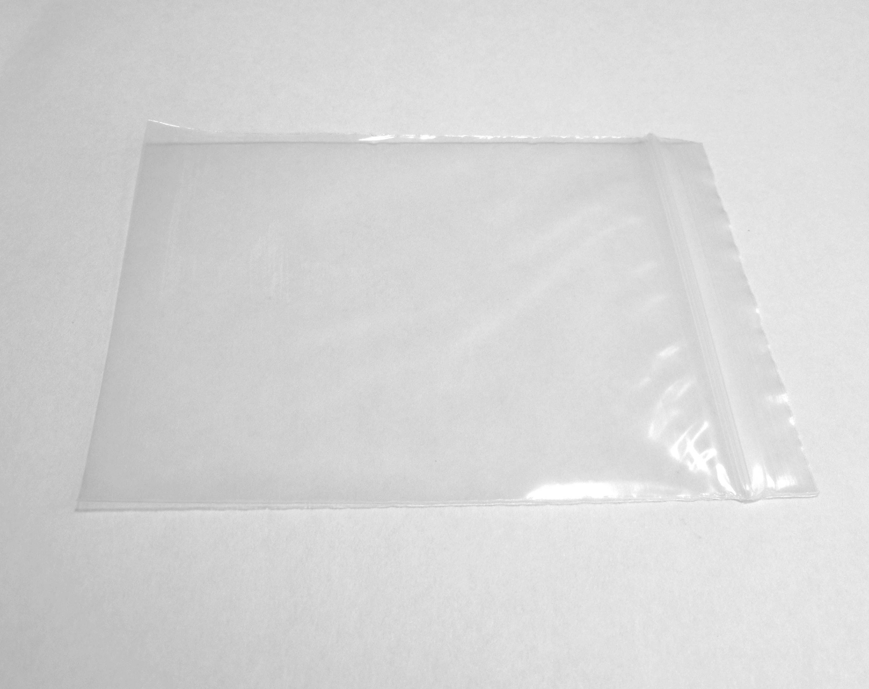 Clear Zip Bag 4 x 3 100 count 2 mil Poly Zipper Closure