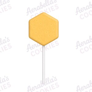 Hexagon push-through Cakepop-form och plåt