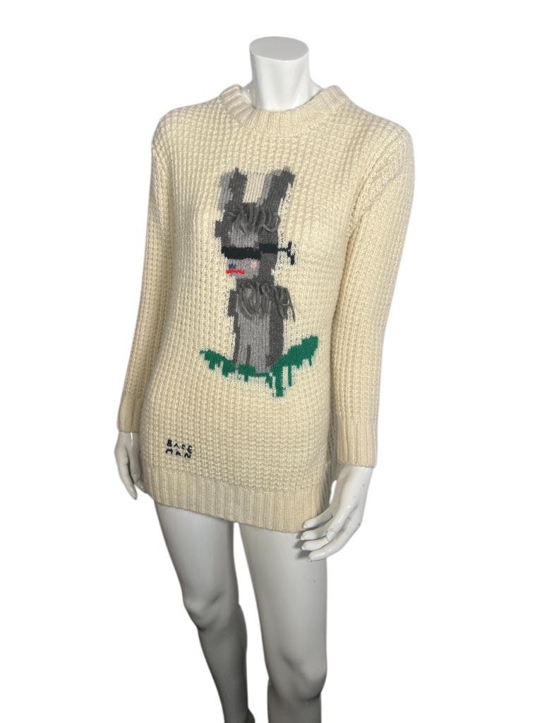 Rare Coach Gary Baseman Emanuel Hare Ray Pullover Sweater L