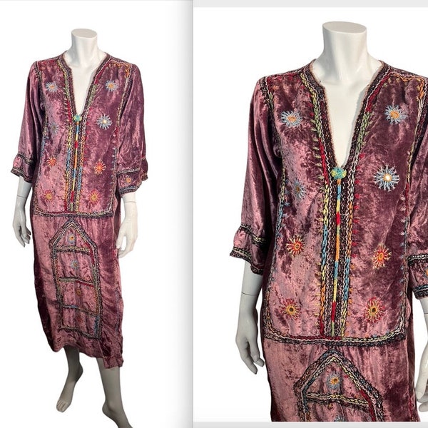 Purple Trippy Hippie Hoodie Dress