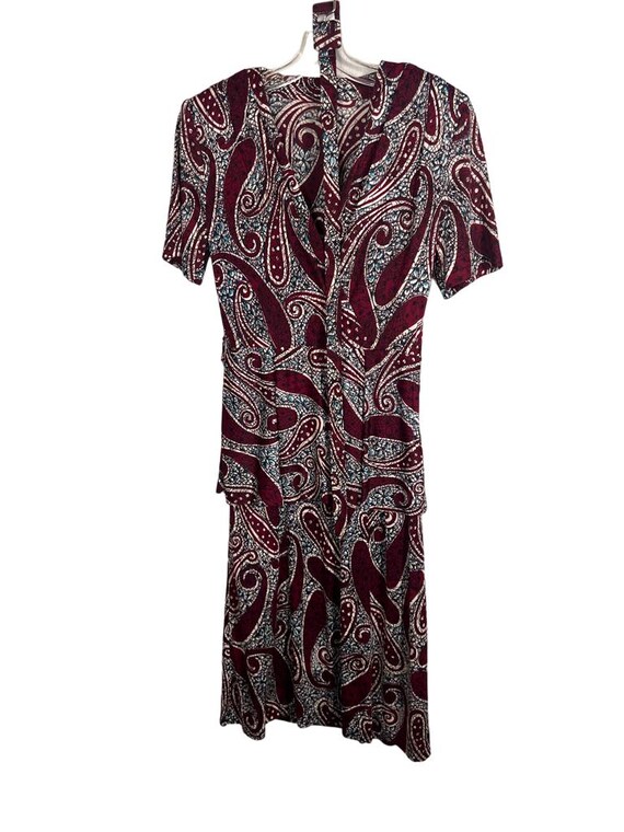 Amazing Vintage 1940s Linda Lee California Rayon … - image 7