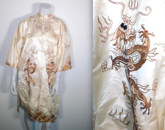PREVIEW Vintage 30s Silk Chinese Jacket w Embroide