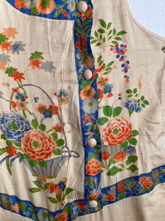 Absolutely Amazing Unworn 1920s Silk Pongee Beach… - image 9