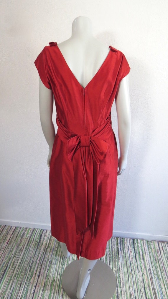 Vintage Late 50s Red Bombshell Gracette New York … - image 3