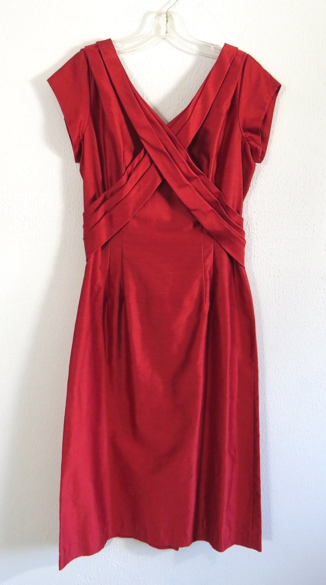 Vintage Late 50s Red Bombshell Gracette New York Dress - Etsy