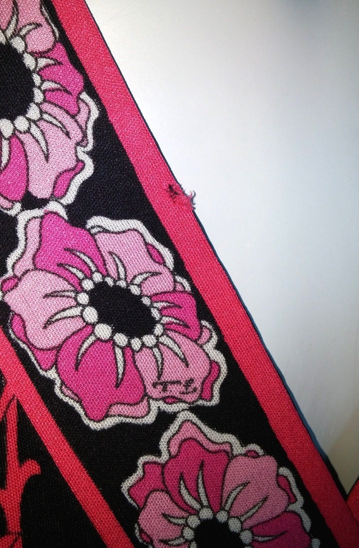 Gorgeous Vintage 70s Emilio Pucci Dress in Pinks & Reds S - Etsy