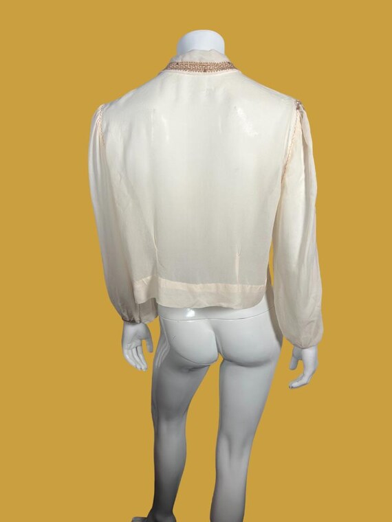 Beautiful Vintage 20s To 30s Hungarian Embroidere… - image 4