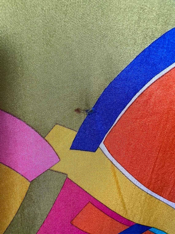 Vintage 1970s Designer BH Wragge Silk Psychedelic… - image 6