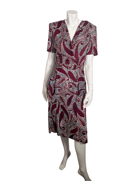 Amazing Vintage 1940s Linda Lee California Rayon … - image 1