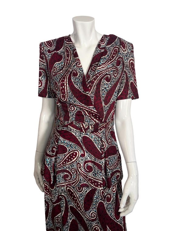 Amazing Vintage 1940s Linda Lee California Rayon … - image 2