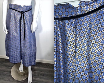 Gorgeous Vintage 1950s Lorch of Dallas Metallic Full Circle Skirt sz 16