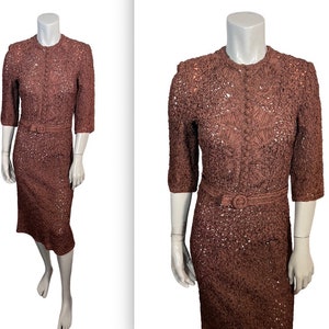 Fantastic Unworn 1940s Glengyle Ribbon Dress w Original Tags S M