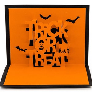 Carte Pop Up D'Halloween - Carte De Vœux 3D, Bonne Carte D'Halloween