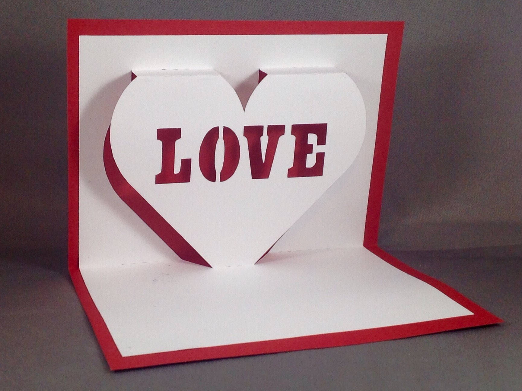 Pop Up Valentines Day Card for Boyfriend Love Card for Her