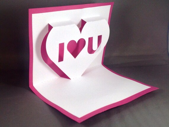 Pop Up Valentinstag Karten Fur Freund Liebe Hinweis Lustige Etsy