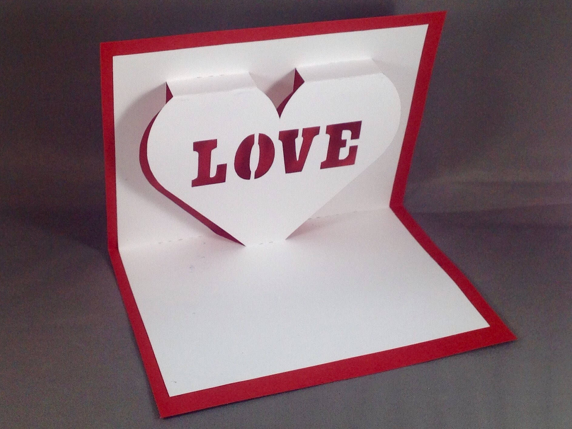 Pop Up Valentines Day Card for Boyfriend Love Card for Her