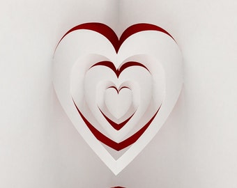 IGifts And Cards Carte De Vœux Pop-up 3D Happy Valentine's Day – Amour, Cœur, Cupidon, Moitié Pliée, Mari, épouse, Petit Ami, Petite Amie, Amitié, Romantique, Célébration, Occasion Spéciale, Famille