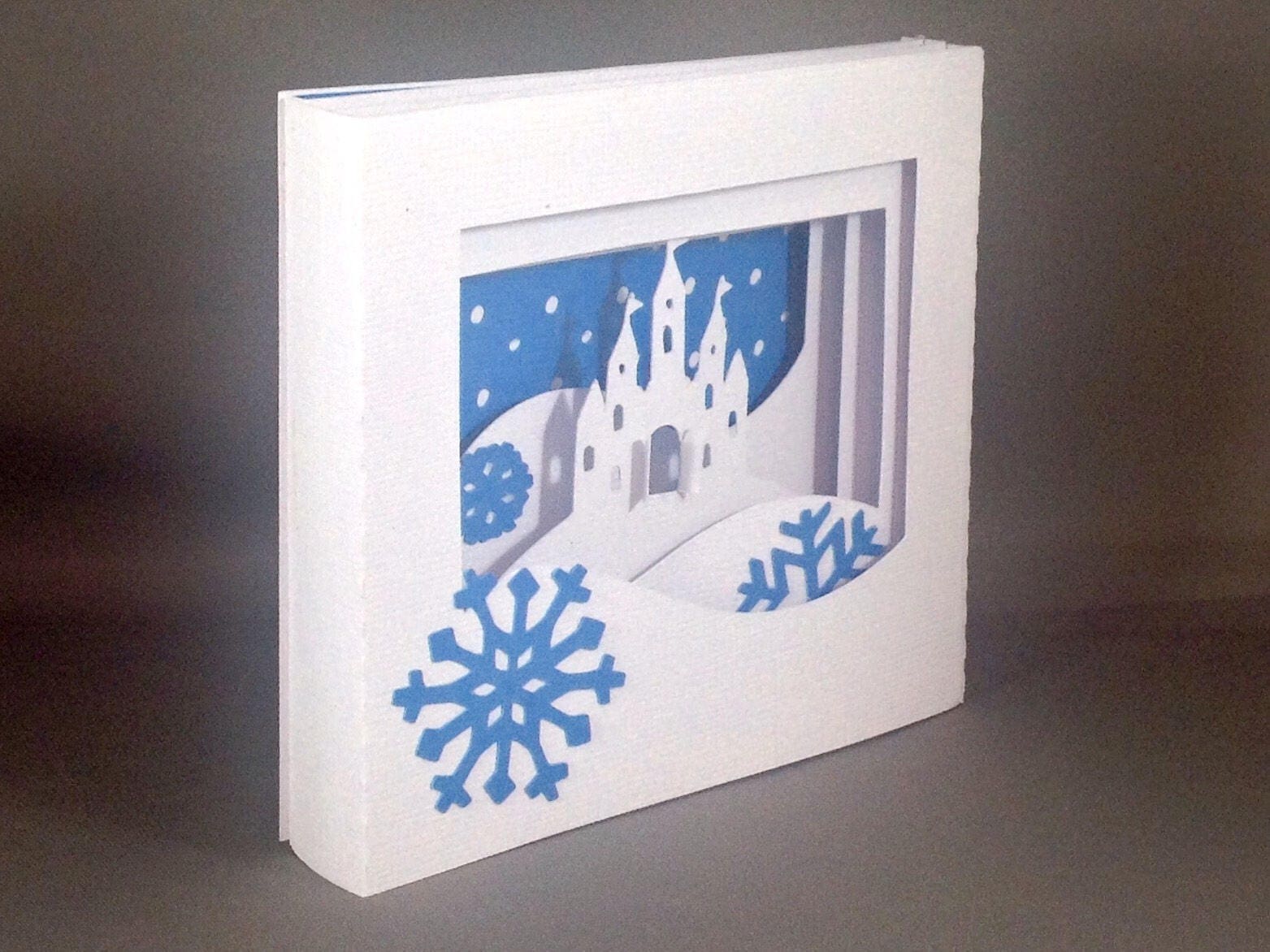 Christmas Shadow Box Pop Up Cards Set 3D Happy Holidays | Etsy