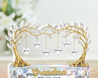 We Love You - Personalized Custom Acrylic Plaque, Family Gift, Mother Day Gift, Father Day Gift