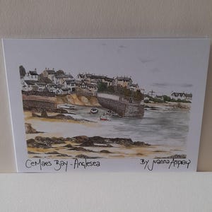 Cartão de felicitações - Cemaes Bay Anglesea