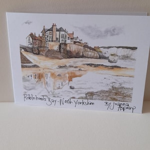 Carte de voeux - Robinhoods Bay, Yorkshire du Nord
