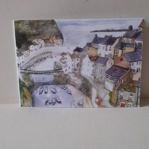 Carte de voeux - Staithes