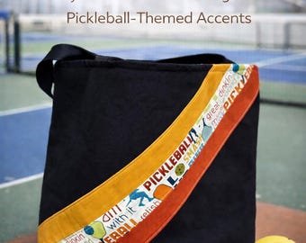 Everyday Tote – Pickleball-Inspired Waxed Canvas Bag