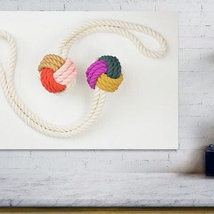 ART PRINT Painted Knots Fine Art Print image 1