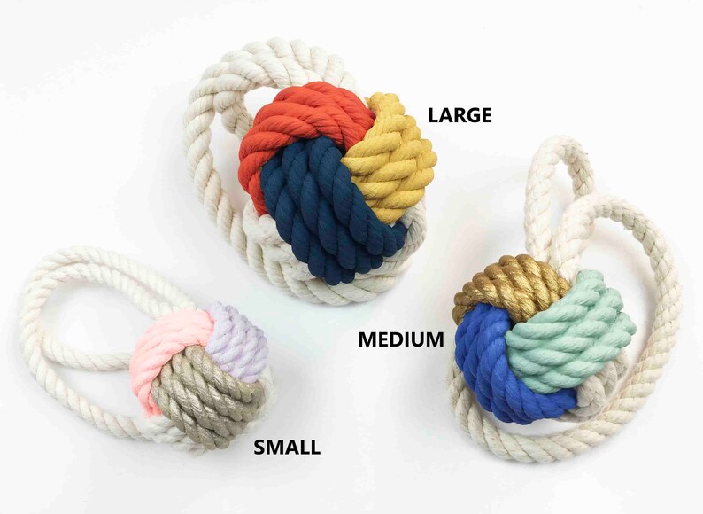 CUSTOM Hand-Painted Monkey's Fist Knot Available in 4 sizes image 10