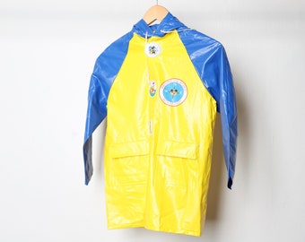 yellow slicker raincoat
