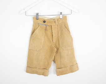 vintage tan MID-CENTURY kids 1960s CORDUROY pants - size 5t