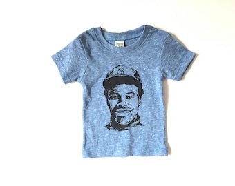 Ken GRIFFEY jr. SEATTLE MARINERS baby blue tr-blend organic cotton toddler kids newborn baby t-shirt