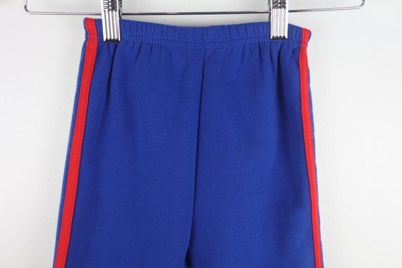 vintage BLUE & red SWEATPANTS kids vintage 1980s … - image 2