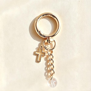 メンズ AT LAST key ring with pin