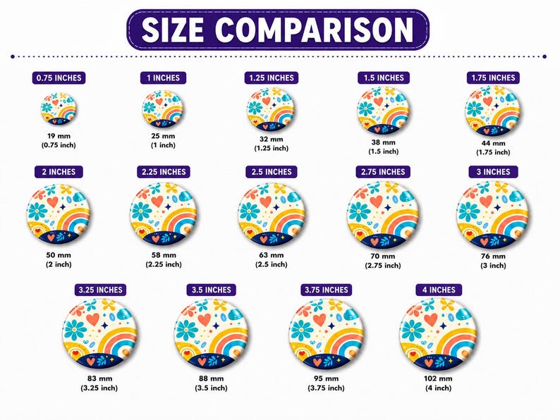 Button Pin Template Bundle Digital Download, Editable Badge Circle ...