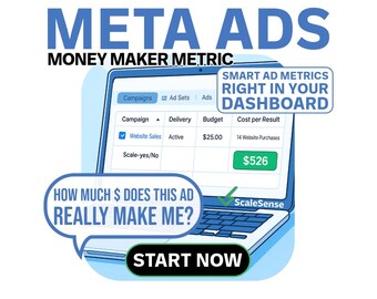 Meta Ads True Profit Plugin | How Much Money Does This Ad Actually Make Me? | Real Return After Spend (Digital Download)