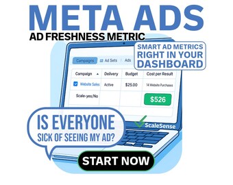 Meta Ads Freshness Plugin | Is Everyone Sick of Seeing My Ad? | Powerful Live Ad Performance & Stability (Digital Download)