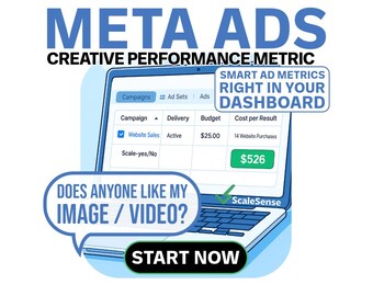 Meta Ads Creative Performance Plugin | Does Anyone Like My Image / Video? | Ad Creative Performance Judge (Digital Download)