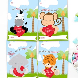 Printable Valentine Cards for Kids, Classroom Valentines, Kids Valentines Printable, Valentines Day Printable